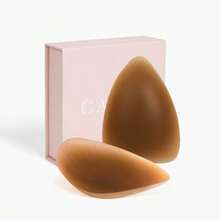 CAKE Triangles Non-Adhesive Nip Cover,Reusable Pasty Nipple Covers For Women - 棕色 - 查看 6