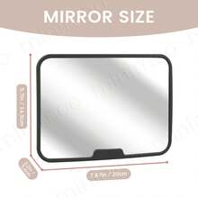 Baby Car Mirror 360° Rotatable Mirror Wide-Angle & Shatterproof Universal Fit For Rear Seat Observation - Multicolor - View 2