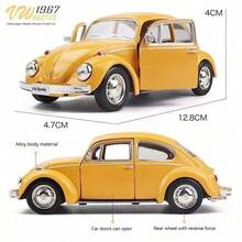 Retro Beetle Car Model, Alloy Inertial Toy Car, Beetle Car Model Ornament, Beetle Car Model, Nostalgic Beetle Car, Collectible Car Model, Birthday Gift, Holiday Gift, New Year Gift - Multicolor - View 8