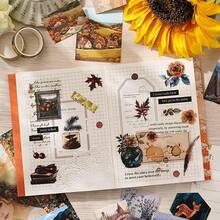 ScrapbooFKing Supplies Kit, Vintage People Aesthetic Scrapbook Kit, Junk Journal Supplies With Scrapbook Paper, Scrapbook Stickers, A6 Grid Notebook, Stationery, Journaling Supplies For DIY Art Craft,OldDreamsComeBack - 舊夢回歸 - 查看 7