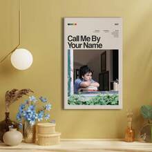 Framed Call Me By Your Name Poster, Call Me By Your Name Movie Print, Call Me By Your Name Wall Art, Movie Poster, Retro Movie Poster. Charming Art For New Year, Thanksgiving, Christmas And Halloween – Perfect Picks For Home Decor, Living Room, Kitchen, Bathroom & Room Decor. - 隨機印刷 - 查看 5