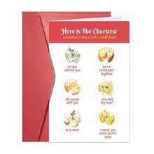 Funny Cheesy Valentine's Day Card - Playful Cheese-Themed Card With Envelope | Perfect For Him/Her, Husband, Wife, Fiancé - Hilarious Anniversary & Romantic Birthday Card - Ideal Valentine's Day Gift-1PC - Multicolor - View 12