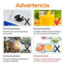 Refractómetro digital de alta precisión 0-55 % para medir el contenido de azúcar en bebidas - Azul - Ver 2