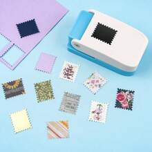 1英寸×0.8英寸、1.5英寸×1.5英寸、1.25英寸×1.5英寸矩形和正方形印章打孔器，杠杆式工艺打孔器，适用于纸艺、剪贴簿、DIY卡片制作