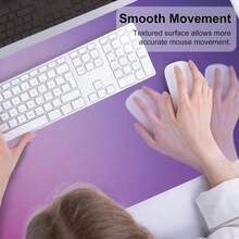 Colorful Star Purple Desk Mat Woman Office Desk Pad Leather Keyboard And Mouse Pad For Desk 31.5"X15.7" Ombre Desk Accessories For Girls Non-Slip Large Gaming Mouse Pads Desk Cover Blotter Desk Décor - ColorD - 查看 4