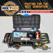 Flambeau Outdoors NextGen 6/0 - Caja para aparejos (6 bandejas pivotantes, 32 compartimentos, organizador de almacenamiento avanzado, color verde - Gris-oscuro - Ver 9