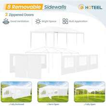 10'x30' Opy Party Tent Wit 6 Re Sides Outdoor Event  S BBQ Parties Patio Camping Gazebo Of W - 10x30 - 查看 6