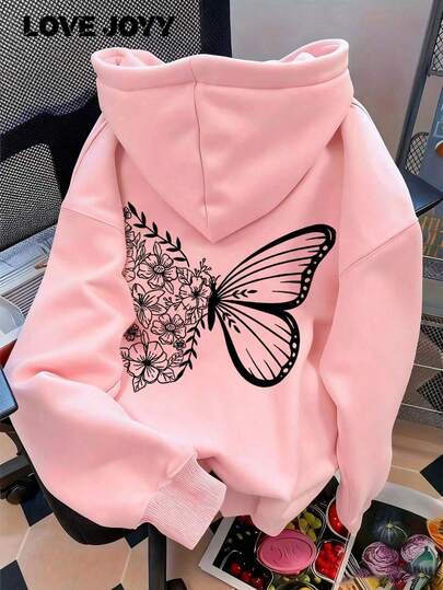 هودي كاجوال مبطن حراريًا للنساء من LOVE JOYY، مزين بتصميم طباعة كلية، يشع حيوية شبابية. مناسب للركض والاسترخاء والتجمعات والحفلات وتوفير الدفء في فصلي الخريف والشتاء، مثالي للأنشطة مثل الجري والتمارين الرياضية. هودي سويت شيرت سميك مناسب للنساء، يناسب الأناقة الشارعية والملابس الخارجية، مناسب للخريف والشتاء.