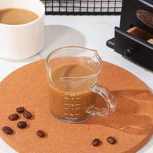 1 Pc Taza Medidora De Doble Boca Tazas De Espresso De Vidrio Vaso Mezclador Graduado Copas De Vino Caliente Escala Onza Medir Jarras Taza De Espresso Juego De Gafas Whisky - 1 - Ver 5