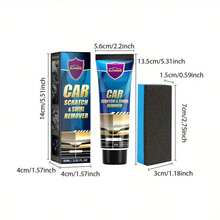 1-Pack Universal Car Scratch Repair Kit - A Multi-Purpose Car Paint Scratch Remover With Polishing Wax And Microfiber Sponge. Easy To Use, Restores Original Shine, And Compatible With All Paint Colors. - 1 set - 查看 2