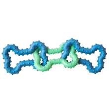 Outward Hound Bone Tugz Tug-Of-War Dog Chew Toy, Blue,One-Size,BonetugzBlue - BonetugzBlue - 查看 1