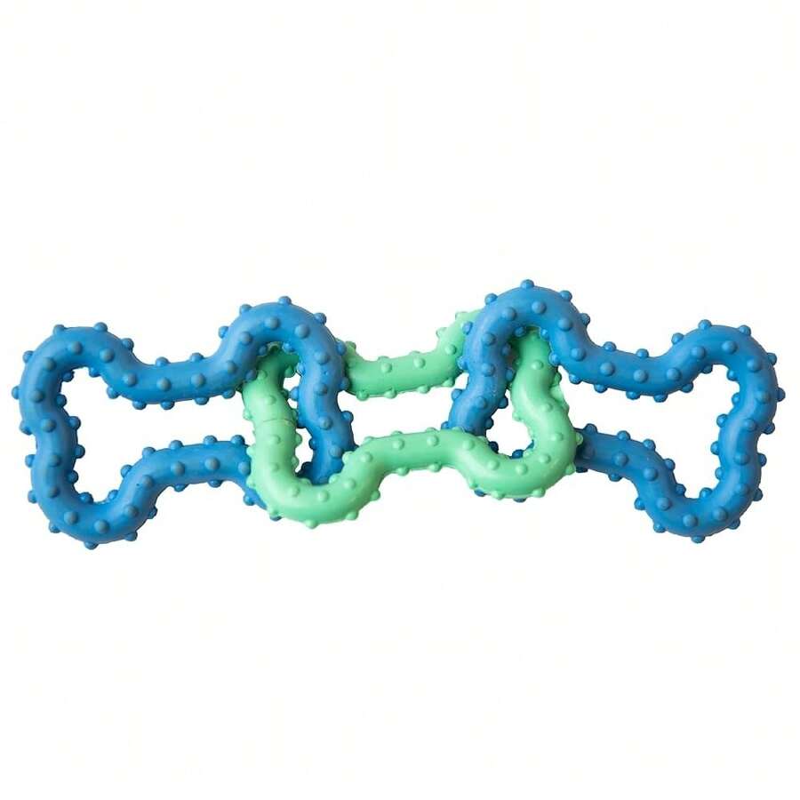 Outward Hound Bone Tugz Tug-Of-War Dog Chew Toy, Blue,One-Size,BonetugzBlue - BonetugzBlue - 查看 1