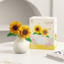 Đồ chơi lắp ráp mini DIY hình hoa bất tử (Hoa hướng dương, Hoa cẩm chướng, Hoa dành dành, Hoa hồng, Hoa ly) dùng trang trí bàn làm việc tại nhà. Món quà lý tưởng cho bạn trai/bạn gái nhân dịp Lễ Tình nhân, Sinh nhật, Kỷ niệm, Halloween, Giáng sinh. Hoàn hảo cho mẹ nhân Ngày của Mẹ, cho giáo viên nhân Ngày Nhà giáo. - Nhiều màu - Xem 13