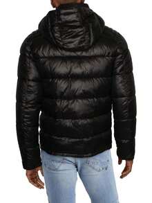 Mid-weight Puffer With Removable Hood chamarra alternativo de plumón Hombre - Negro - Ver 4