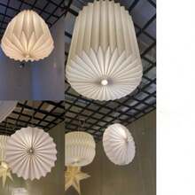 Modern Minimalist Creative Origami Lamp Shade - Designed Specifically For Pendant Lights In Living Room, Bedroom And Dining Room, Bringing Dynamic Lighting And Elegant Ambiance To Your Home. The Foldable Design Allows For Easy Storage And Reshaping As Needed, Suitable For Room Decor And Home Decoration. - Multicolor - View 8