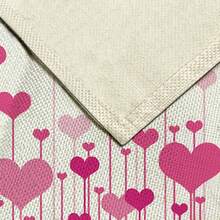 1pc Valentine's Day Pattern Table Runner/Placemat, Suitable For Holidays, Parties, Birthdays, Dinners, Kitchen & Dining Room Table Decor, All Season Home & Living Decor - Multicolor - View 9