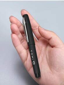 TOMI 男士石英表套装，含钢笔，简约商务风格日历腕表，高档真皮表带，礼盒包装，适合日常生活、商务活动和圣诞节等场合。 - 黑色 - 查看 5