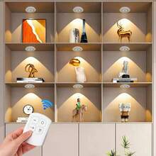 LED橱柜灯 - 白光和暖光，带遥控按钮控制，需要电池，非常适合衣柜、楼梯、厨房、楼梯照明 | 现代照明解决方案 | 遥控功能，LED照明。 - 櫥櫃燈 - 查看 9