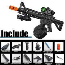 The New Version Of The 2025 Dual Battery Toy Gun Has Strong Performance, Durable Materials, And Can Be Played Continuously Without Jamming. It Is The Perfect Gift For Christmas And Halloween. - màu đen - Xem 2