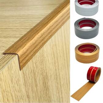 1 pieza Protectores de esquina autoadhesivos de 4 cm x 2 m - Guardias de borde con borde redondeado, impacto - Gabinetes, mesas, estantes - Instalación fácil de pelar y pegar, moldura de esquina de pelar y pegar Opciones de multicolor
