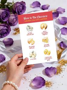 Funny Cheesy Valentine's Day Card - Playful Cheese-Themed Card With Envelope | Perfect For Him/Her, Husband, Wife, Fiancé - Hilarious Anniversary & Romantic Birthday Card - Ideal Valentine's Day Gift-1PC - Multicolor - View 7