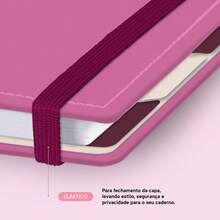Disco Notebook + Iscool Hardcover 140 Sheets Smart Solid Colors - Mauve - View 10
