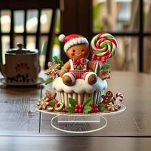 2D Acrylic Anime Standee Ornament, Creative Craft Gift For Valentine's Day, Christmas, Collectible Desktop Decor - Multicolor - View 7