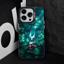 Funda de Teléfono H-Hollow Knight S-Silksong para 17,16,15,14,13,12,11,Pro,Max,Plus,E, Cubierta Negra de TPU - z3 - Ver 7