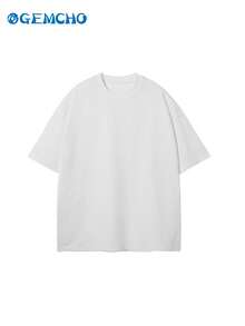 GEMCHO Women's Casual Printed Short Sleeve T-Shirt - White - View 4