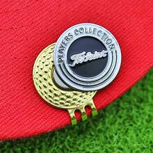 高尔夫配件金属磁性帽夹球标，创意珐琅彩绘球标 - 彩色 - 查看 10