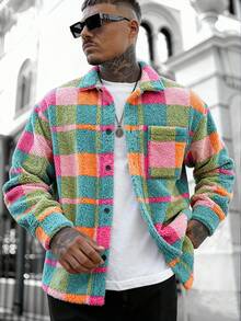 Men Jackets And Coats - Red - View 1