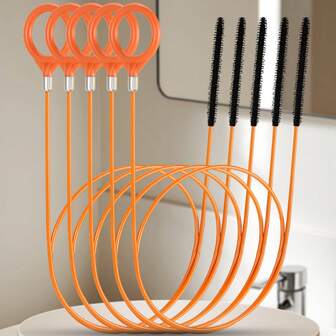 10/5/1 pieza Limpiador de desagües, Saca-atascos, Removedor de obstrucciones, Atrapapelos, Apto para ducha, fregadero de cocina, bañera y tuberías de baño, Herramienta de limpieza de desagües con trampa de pelo