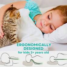 Pillows 2 - Pack u2013 300TC Soft Cotton, Down, Hypoallergenic Washable u2013 Above 4 Years Old 14x20in - White - inicial - Ver 2