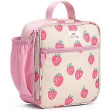 Ritzy - Fiambrera para niños pequeños – La bolsa de almuerzo para niños está aislada e incluye soporte para botellas de agua más 2 bolsillos, duradera, fácil de limpiar (granja)(Strawberry) - Multicolor - Ver 1