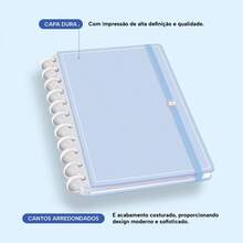 Disco Notebook + Iscool Hardcover 140 Sheets Smart Solid Colors - Sky Blue - View 8