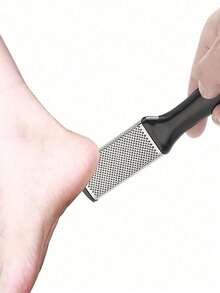 8/10/11pcs Durable Foot Care Set - 10-In-1 Callus Remover & Foot File Tools, Foot Scrubber For Dry, Cracked Heels/Soles, Essential Travel SPA/Home Pedicure Tools For Foot Care Enthusiasts - Black - View 7