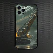 Classic C-Caterpillares Truck  Phone Case Compatible With  16,15,14,13,12,11 Plus,Pro Max, Soft Silicone Black Cover One 17 Case,  16 PrCover Compatible With  17 Pro Case,  17 Pro Max Case, IPho Case - z3 - 查看 13