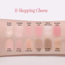 Clio PRO EYE PALETTE AIR 11 SHOPPING CHEESE - Eye Makeup Eyeshadow Palette, Soft Glam Matte Shimmer Glitter Shades, Daily Makeup Natural Look Palette, Blendable Pigmented Powder, Korean Makeup Eye Palette - 11 MUA SẮM PHÔ MAI - Xem 3