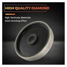 150x25.4x25mm Diamond Lapidary Jewelry Grinding Wheel Jade Polishing Abrasive Sharpening Wheels ToolGrinding Wheels - como en la foto - Ver 4