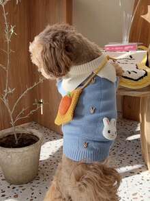 Knitted Sweaters, Teddy Autumn And Winter Outfits, Bichon Frise Poodles, Pomeranian Kittens, Cat And Dog Clothes For Autumn