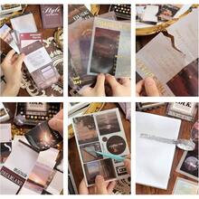 Scrapbooking Supplies Kit, Vintage Botanical Aesthetic Scrapbook Kit Bullet Junk Journal, Stationery, A6 Grid Notebook, Flower Journaling Supplies, Birthday Teen Women - 遊客 - 查看 4