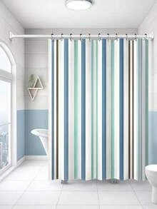 12 piezas de ganchos de polea doble de acero inoxidable - a prueba de óxido, con anillos dobles de deslizamiento suave, adecuados para cortinas y forros de baño - Multicolor - Ver 7
