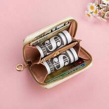 New Style Short Cartoon Women's Wallet With Sticker, Strawberry Design, Cute Student Coin Purse,  Children's Bag.,Christmas,Christmas Gifts,Gifts For Women,Purses,Red Purse,Crossbody Bags For Women,Purses And Bags Women,Bags,Backpack,Shoulder Bag,Fall,Fanny Packs For Women,Tote Bags For Women,Gold Purse For Women,Funny Gifts,Makeup Bag - 草莓女孩 - 查看 3