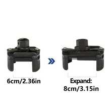 1pc Heavy Duty Adjustable Oil Filter Wrench - 60-80mm (2.36-3.15 Inch) Dual-Sided Handle, Durable Metal Construction, Easy Disassembly And Installation, Suitable For Automotive And Industrial Use, Automotive Tool, Sturdy Tool Design, Robust Structure Oil Filter Wrench, Dual Claw, Reversible, For Oil Filter Cartridge Removal And Installation - Multicolor - View 8