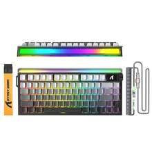 ATTACK SHARK R85 HE 75% Magnetic Wired Gaming Keyboard, 8KHz Polling Rate, Fast Actuation, 0.005ms RT Accuracy, Customizable Hot-Swappable Switches, Web-Based Driver, Suitable For Gamers/PC Windows - Multicolor - View 10