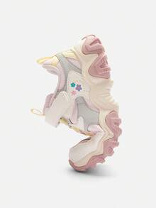 Balabala Chunky Kids Sneakers Boys Girls, Thick-Sole Sport Shoes