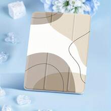 1pcs Soft Silicone With Pencil Slot Tri-Fold Stand Shockproof Anti-Drop, 1-Piece Tablet Cover, Compatible With 10th Generation, 7th And 8th Generation, 5/6 9.7inch Tablet Cover, Mini 4/5, Supports Sleep-Wake, Full Coverage Anti-Drop, Stand Model Protective, Fashionable And Lightweight, Suitable For Work, Office, And Entertainment, It's The Best Gift For Relatives And Friends. Accessories - 白色 - 查看 12