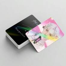 55pcs DO IT Album Holographic Lomo Cards, Double-Sided High Definition Photo Cards, Learning Tool, Memory Cards, Portable Cards, Compact Design Smooth Edges, Card Set, Language Learners, K-Pop Fans - Multicolor - View 7