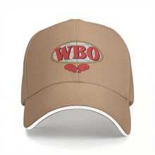 WBO World Boxing Organization Baseball Cap - Black With Red & White Logo, Lightweight Durable Unisex Hat For Sports, Outdoor & Casual Wear - Boxing Gear For Men & Women, Sports Fan Apparel - 黑色 - 查看 12