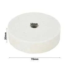 1PC 3Inch/75mm Grinding Stone Polishing Wheel Metal Grinding Polishing Pad Buffing Wheels For Bench Grinder Metal Working ShankGrinding Wheels - Caña - Ver 3